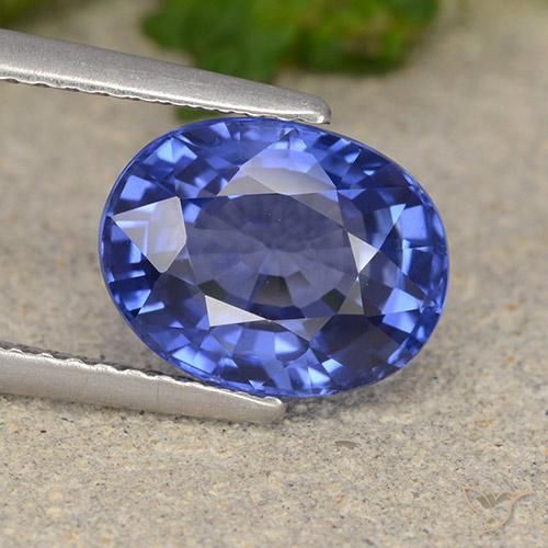 4.02ct Natural centáurea azul Safira, oval, VS
