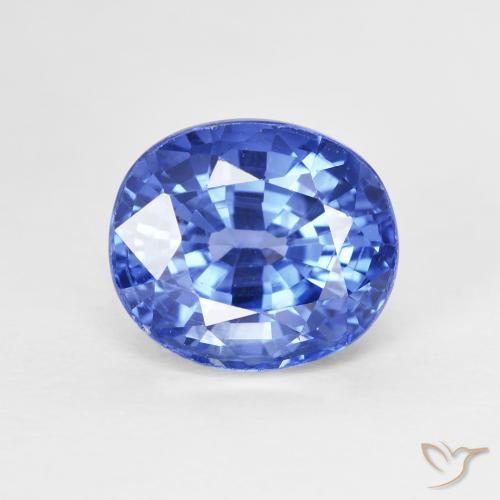 4.07ct Natural Azul marinho médio Safira, oval, VVS-VS