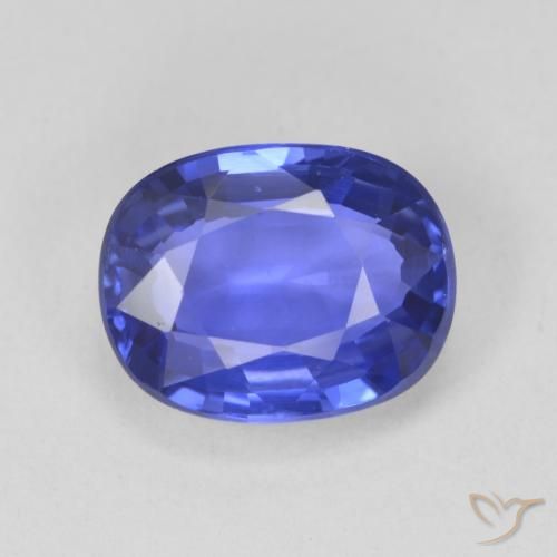 4.05ct Natural Azul Violeta Profundo Safira, oval, VVS-VS