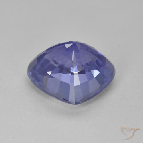 Safira Azul Violeta Profundo Natural 4.01ct, Formato de pêra, VS
