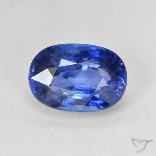 4.81ct Natural centáurea azul Safira, oval, VS