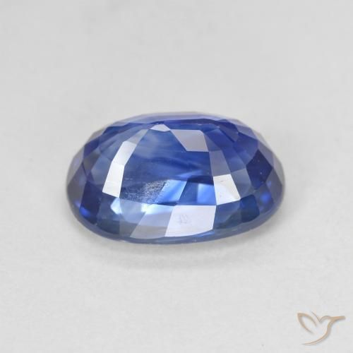 Safira centáurea azul Natural 4.81ct, oval, VS