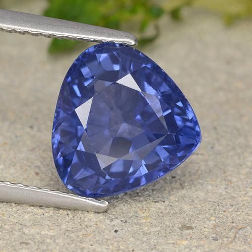4.81ct Natural centáurea azul Safira, Formato de pêra, VS