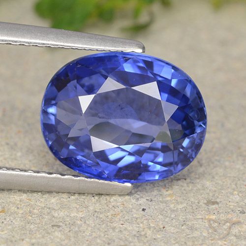 4.96ct Natural centáurea azul Safira, oval, VS