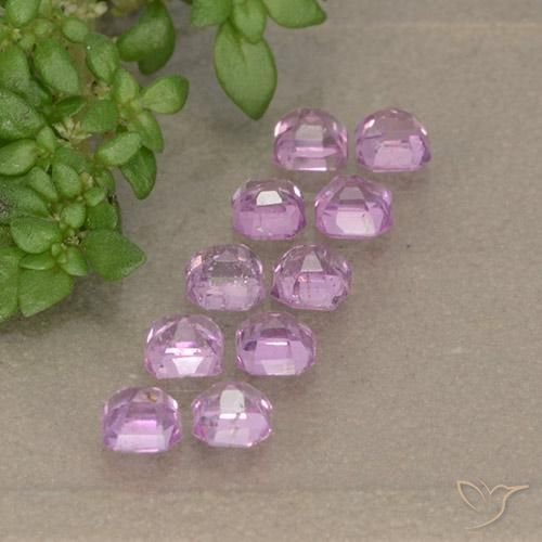 Pedras preciosas de Safira Roxo Real Claro Rosa natural de 1.59 ct, Corte Octógono / Esmeralda, VS