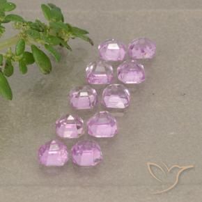 Pedras preciosas de Safira Roxo Real Claro Rosa natural de 1.48 ct, Corte Octógono / Esmeralda, VS