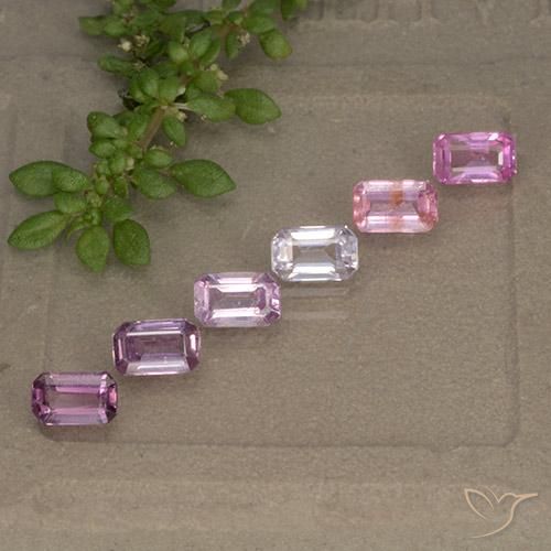 Pedras preciosas de Safira Multicolorido natural de 2.13 ct, Corte Octógono / Esmeralda, VS