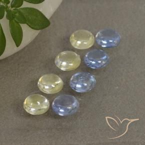 Pedras preciosas de Safira Multicolorido natural de 1.95 ct, Redondo, Transparente