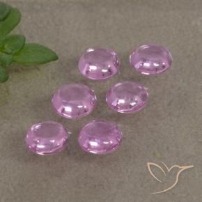 Pedras preciosas de Safira Roxo Rosa natural de 1.16 ct, Redondo, Transparente