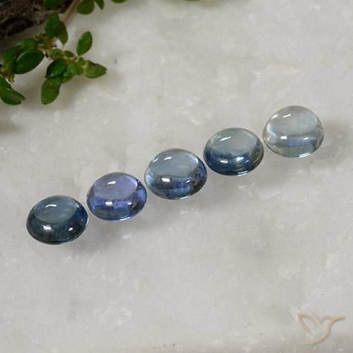 Pedras preciosas de Safira Azul natural de 2.69 ct, Redondo, Transparente