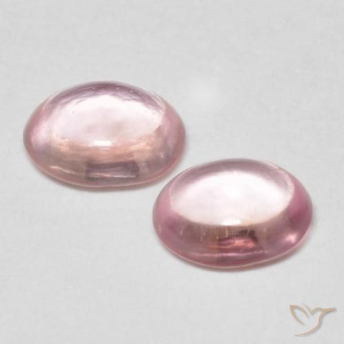 Pedras preciosas de Safira Chiclete rosa claro natural de 0.82 ct, oval, Transparente