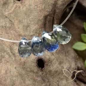 Pedras preciosas de Safira Multicolorido natural de 2.44 ct, Briolette, VS