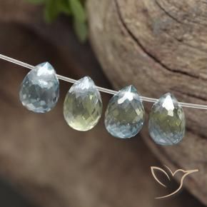 Pedras preciosas de Safira Multicolorido natural de 2.63 ct, Briolette, VS