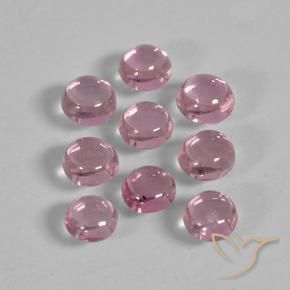 Pedras preciosas de Safira Medium Deep Pink natural de 1.56 ct, Redondo, Transparente