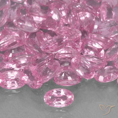 0.31ct Natural Rosa quente Safira, oval, VVS-VS