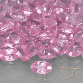 Safira Rosa quente Natural 0.31ct, oval, VVS-VS