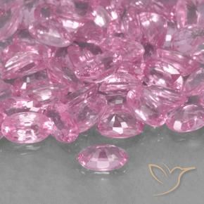 Safira Rosa quente Natural 0.31ct, oval, VVS-VS