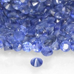 Safira Pastel Azul Natural 0.01ct, Redondo, VS