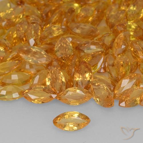 0.20ct Natural Ouro Safira, Marquesa, VVS-VS
