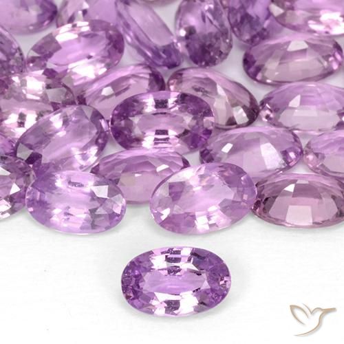 0.28ct Natural Roxo rosado médio Safira, oval, VVS-VS