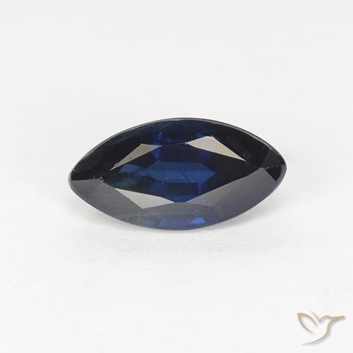 0.92ct Natural Crepúsculo Azul Safira, Marquesa, VS