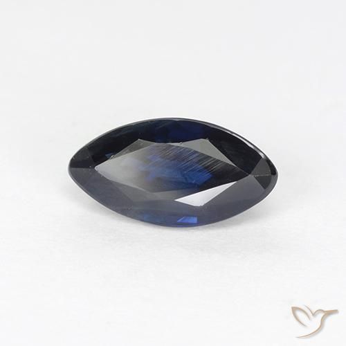 Safira Crepúsculo Azul Natural 0.92ct, Marquesa, VS