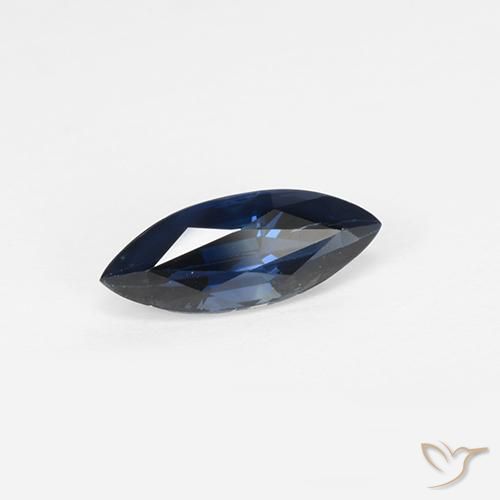 Safira Crepúsculo Azul Natural 0.97ct, Marquesa, VS