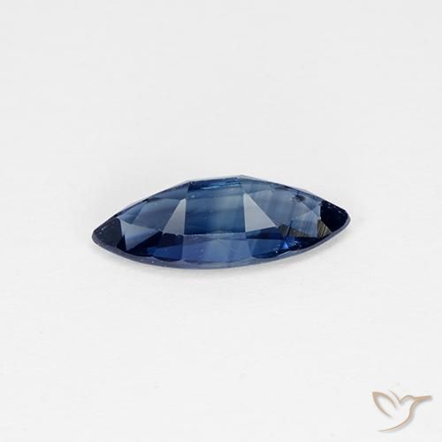 Safira Crepúsculo Azul Natural 0.97ct, Marquesa, VS