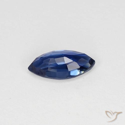 Safira Crepúsculo Azul Natural 0.81ct, Marquesa, VVS-VS