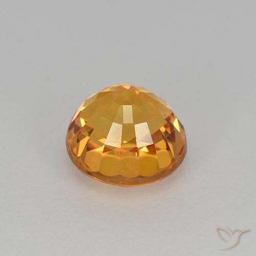 Safira Ouro Natural 1.17ct, Redondo, VVS