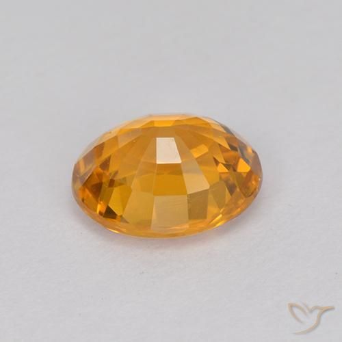 Safira Ouro Natural 1.07ct, oval, VVS