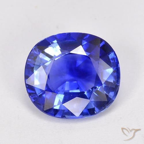 4.14ct Natural centáurea azul Safira, oval, VS