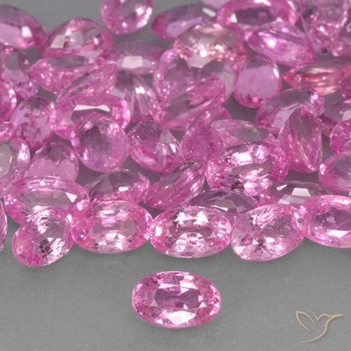 0.31ct Natural rosa médio Safira, oval, VS