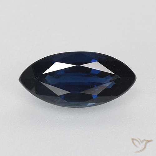 0.73ct Natural Crepúsculo Azul Safira, Marquesa, VVS-VS