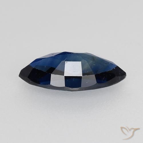 Safira Crepúsculo Azul Natural 0.72ct, Marquesa, VVS-VS