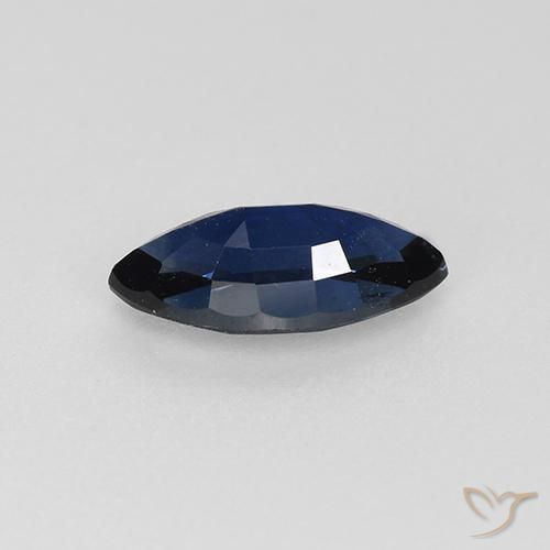 Safira Crepúsculo Azul Natural 0.73ct, Marquesa, VVS-VS