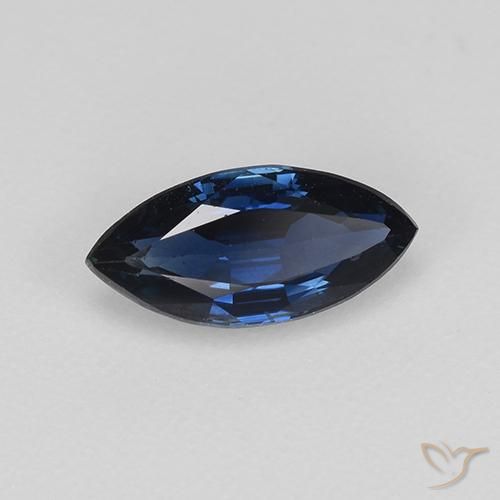 Safira Crepúsculo Azul Natural 0.79ct, Marquesa, VVS-VS