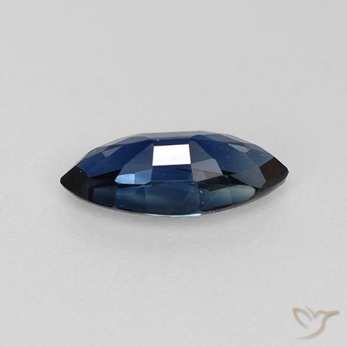 Safira Crepúsculo Azul Natural 0.79ct, Marquesa, VVS-VS