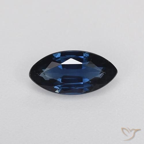 0.69ct Natural Crepúsculo Azul Safira, Marquesa, VVS-VS