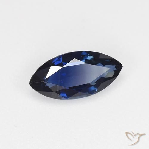 Safira Crepúsculo Azul Natural 0.68ct, Marquesa, VVS-VS