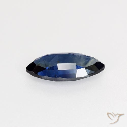 Safira Crepúsculo Azul Natural 0.68ct, Marquesa, VVS-VS
