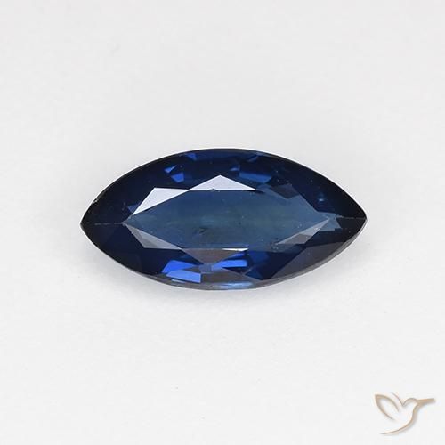 0.64ct Natural Crepúsculo Azul Safira, Marquesa, VVS-VS