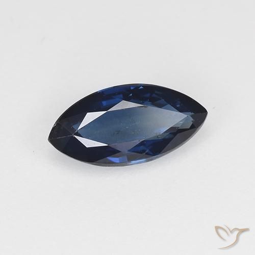 Safira Crepúsculo Azul Natural 0.64ct, Marquesa, VVS-VS