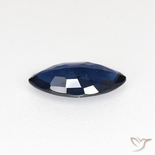 Safira Crepúsculo Azul Natural 0.66ct, Marquesa, VVS-VS