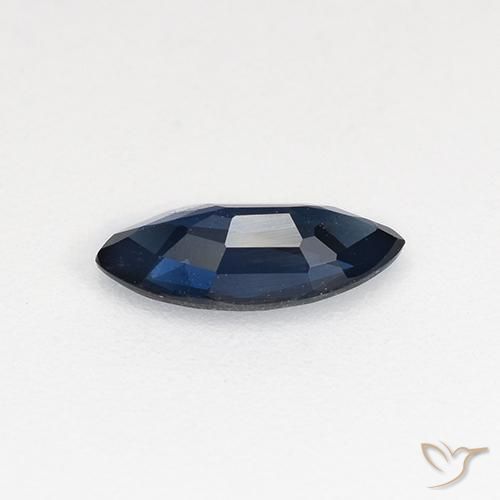 Safira Crepúsculo Azul Natural 0.58ct, Marquesa, VVS-VS