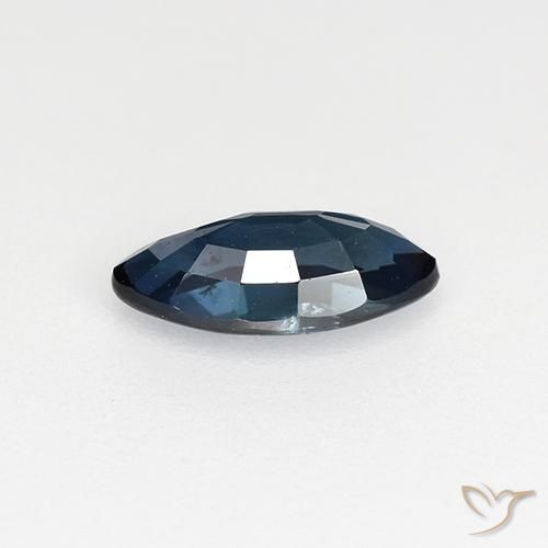 Safira Azul escuro Natural 0.67ct, Marquesa, VVS-VS
