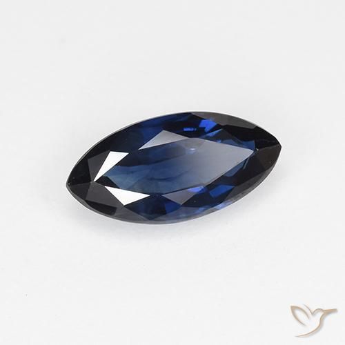 Safira Crepúsculo Azul Natural 0.67ct, Marquesa, VVS-VS