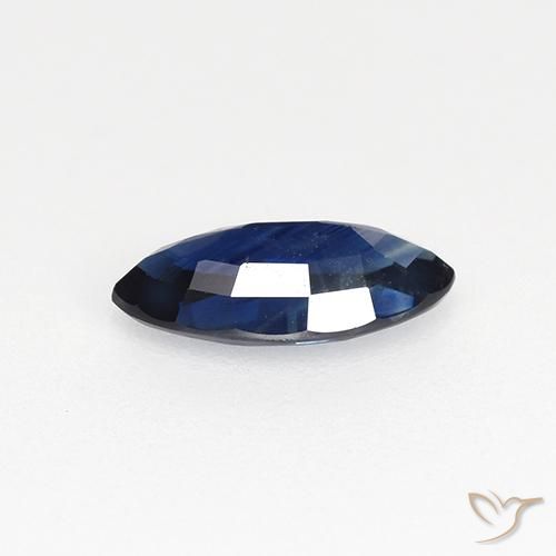Safira Crepúsculo Azul Natural 0.67ct, Marquesa, VVS-VS