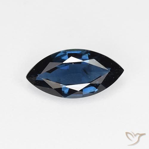 0.66ct Natural Noite azul Safira, Marquesa, VVS-VS