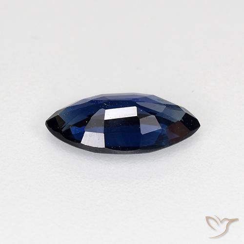 Safira Crepúsculo Azul Natural 0.63ct, Marquesa, VVS-VS